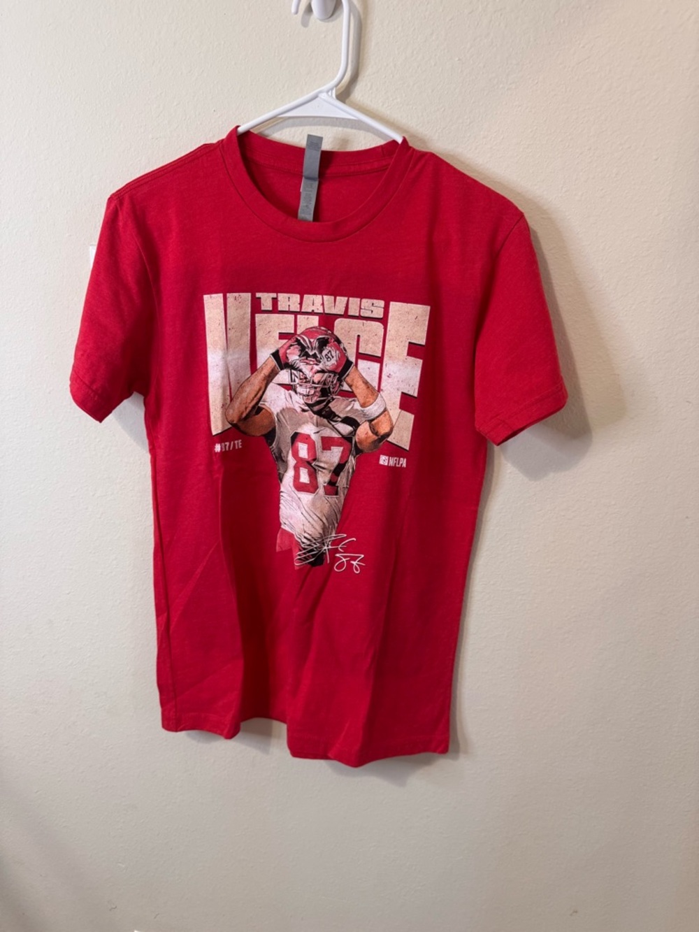 Next Level Apparel Red Short-Sleeve Graphic Tee